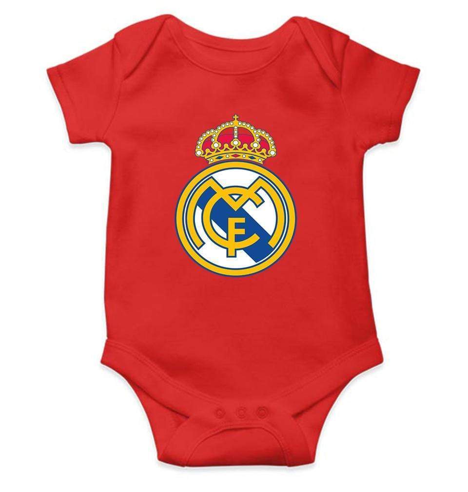 Real Madrid Rompers for Baby Boy- FunkyTradition FunkyTradition