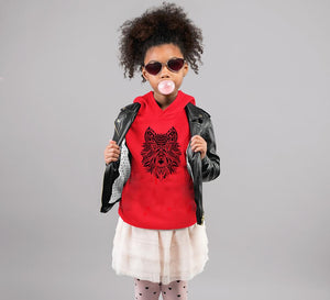 WOLF Girl Hoodies-KidsFashionVilla