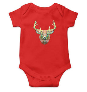 Reindeer Abstract Rompers for Baby Boy- FunkyTradition FunkyTradition