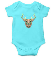 Load image into Gallery viewer, Reindeer Abstract Rompers for Baby Boy- FunkyTradition FunkyTradition
