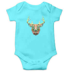 Reindeer Abstract Rompers for Baby Boy- FunkyTradition FunkyTradition