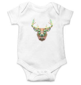 Reindeer Abstract Rompers for Baby Boy- FunkyTradition FunkyTradition