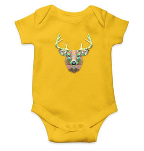 Reindeer Abstract Rompers for Baby Boy- FunkyTradition FunkyTradition