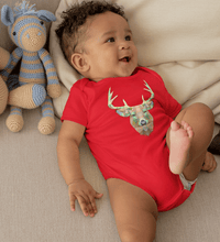 Load image into Gallery viewer, Reindeer Abstract Rompers for Baby Boy- FunkyTradition FunkyTradition
