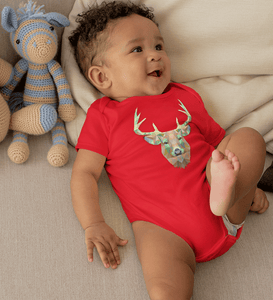 Reindeer Abstract Rompers for Baby Boy- FunkyTradition FunkyTradition