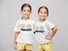 Its A Twin Thing Sisters Matching Kids Half Sleeves T-Shirts -KidsFashionVilla