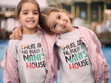 Load image into Gallery viewer, No Rules At Nanis House Sister-Sister Kids Matching Hoodies -KidsFashionVilla
