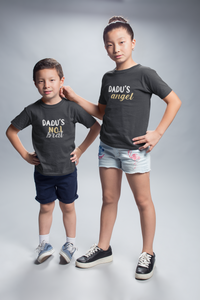 Dadu's Angel Matching Brother Sister Kid Half Sleeves T-Shirts -KidsFashionVilla