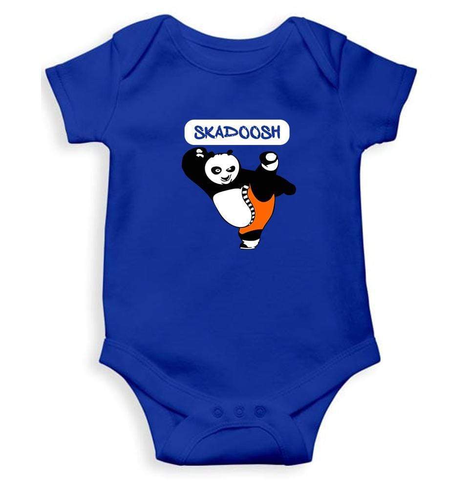 Skadoosh Panda Face Abstract Rompers for Baby Boy- FunkyTradition FunkyTradition