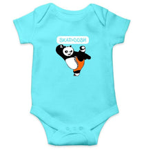 Load image into Gallery viewer, Skadoosh Panda Face Abstract Rompers for Baby Boy- FunkyTradition FunkyTradition
