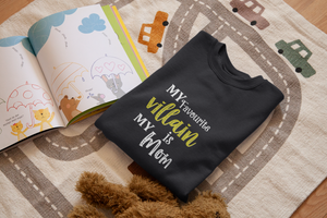 Favourite Villian Mother And Son Black Matching T-Shirt- KidsFashionVilla