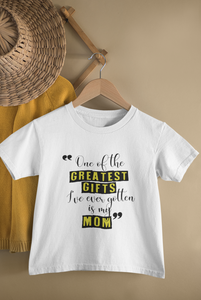 Greatest Gift Mother And Son White Matching T-Shirt- KidsFashionVilla