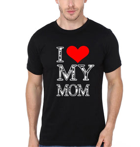 I Love My Mom I Love My son Mother and Son Matching T-Shirt- KidsFashionVilla