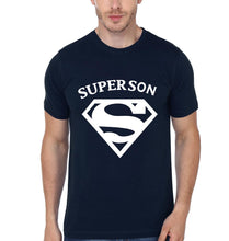 Load image into Gallery viewer, Super Dad Super Son Father and Son Matching T-Shirt- KidsFashionVilla
