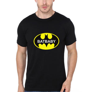 Batdad Batbaby Father and Son Matching T-Shirt- KidsFashionVilla
