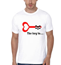 Load image into Gallery viewer, To My Heart The Key too Father and Son Matching T-Shirt- KidsFashionVilla
