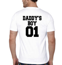 Load image into Gallery viewer, Daddy01 Daddy&#39;s boy01 Father and Son Matching T-Shirt- KidsFashionVilla
