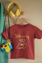 Load image into Gallery viewer, Mommy Sons First Love Mother And Son Red Matching T-Shirt- KidsFashionVilla
