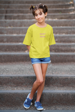 Load image into Gallery viewer, Dont Tripp Minimals Half Sleeves T-Shirt For Girls -KidsFashionVilla
