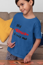 Load image into Gallery viewer, Bhua Loves Me Half Sleeves T-Shirt for Boy-KidsFashionVilla
