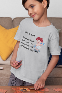 After A Bath Poem Half Sleeves T-Shirt for Boy-KidsFashionVilla