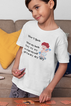 Load image into Gallery viewer, After A Bath Poem Half Sleeves T-Shirt for Boy-KidsFashionVilla
