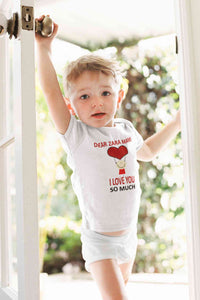 Custom Name I love My Mami So Much Half Sleeves T-Shirt for Boy-KidsFashionVilla