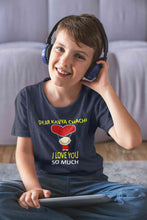 Load image into Gallery viewer, Custom Name I love My Chachi So Much Half Sleeves T-Shirt for Boy-KidsFashionVilla

