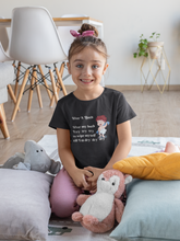 Load image into Gallery viewer, After A Bath Poem Half Sleeves T-Shirt For Girls -KidsFashionVilla

