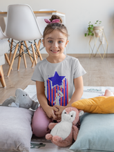 Load image into Gallery viewer, Captain America Web Series Half Sleeves T-Shirt For Girls -KidsFashionVilla
