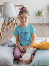 Load image into Gallery viewer, 1st Eid Custom Name Half Sleeves T-Shirt For Girls -KidsFashionVilla
