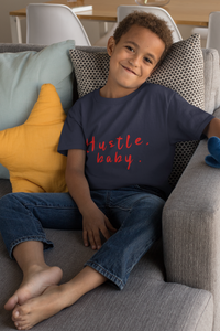 Hustle Baby Half Sleeves T-Shirt for Boy-KidsFashionVilla