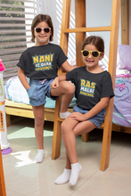 Load image into Gallery viewer, Nani Ke Ghar Jaayenge Matching Sister-Sister Kids Half Sleeves T-Shirts -KidsFashionVilla
