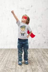Future Pilot Half Sleeves T-Shirt for Boy-KidsFashionVilla