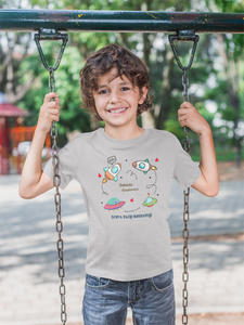 Spaceships Half Sleeves T-Shirt for Boy-KidsFashionVilla