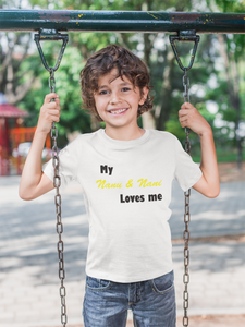 Nanu And Nani Loves Me Half Sleeves T-Shirt for Boy-KidsFashionVilla