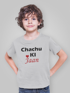 Chachu Ki Jaan Half Sleeves T-Shirt for Boy-KidsFashionVilla