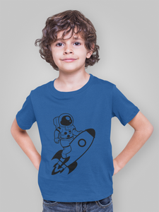 Future Astronaut Half Sleeves T-Shirt for Boy-KidsFashionVilla