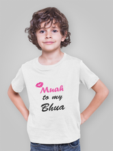 Load image into Gallery viewer, Muah To My Bhua Half Sleeves T-Shirt for Boy-KidsFashionVilla
