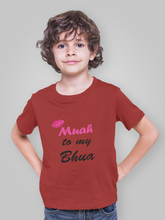 Load image into Gallery viewer, Muah To My Bhua Half Sleeves T-Shirt for Boy-KidsFashionVilla
