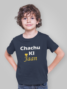 Chachu Ki Jaan Half Sleeves T-Shirt for Boy-KidsFashionVilla