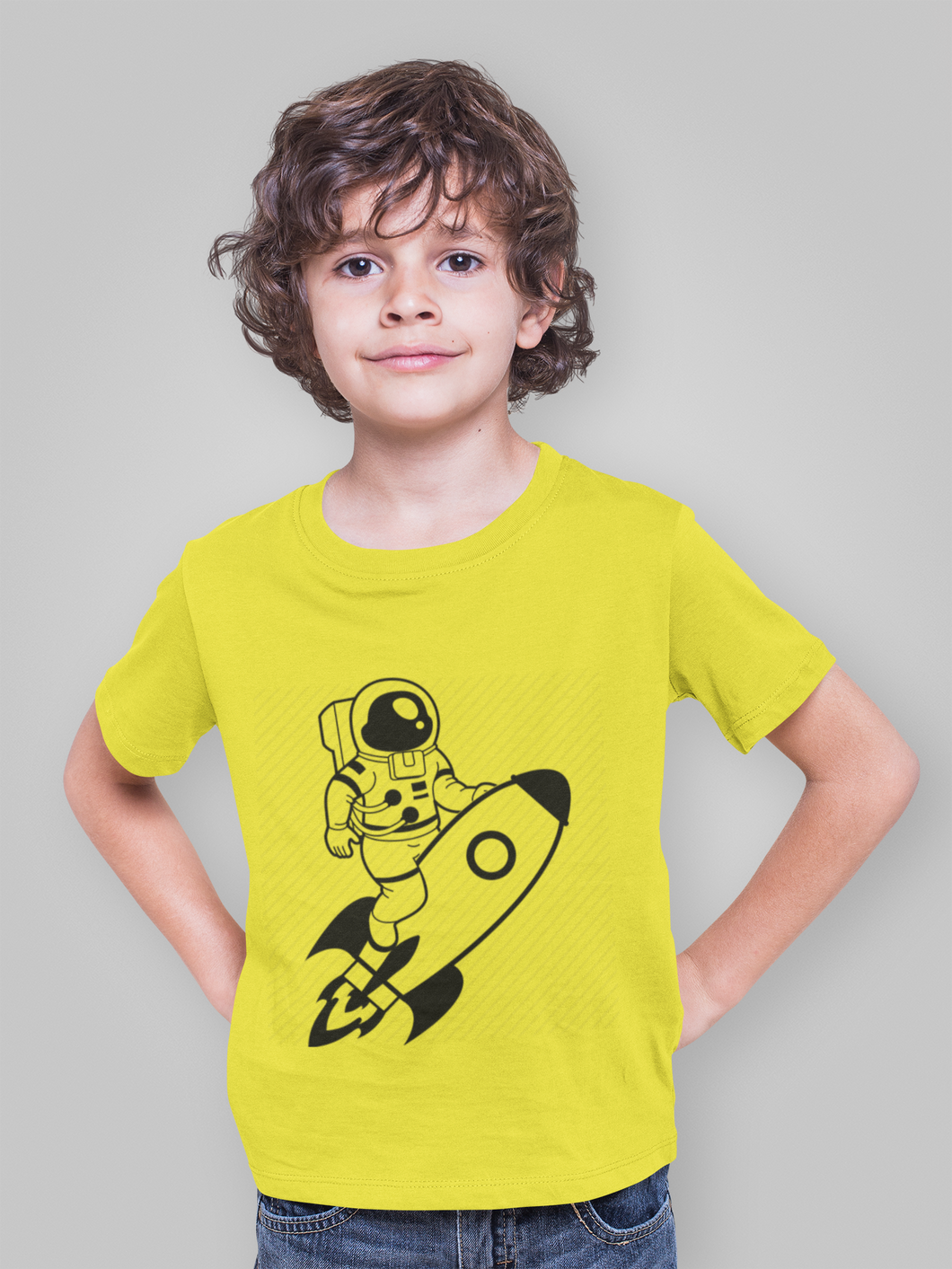 Future Astronaut Half Sleeves T-Shirt for Boy-KidsFashionVilla