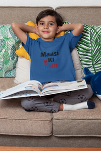 Maasi Ki Jaan Half Sleeves T-Shirt for Boy-KidsFashionVilla