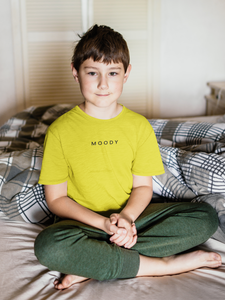 Moody Minimals Half Sleeves T-Shirt for Boy-KidsFashionVilla