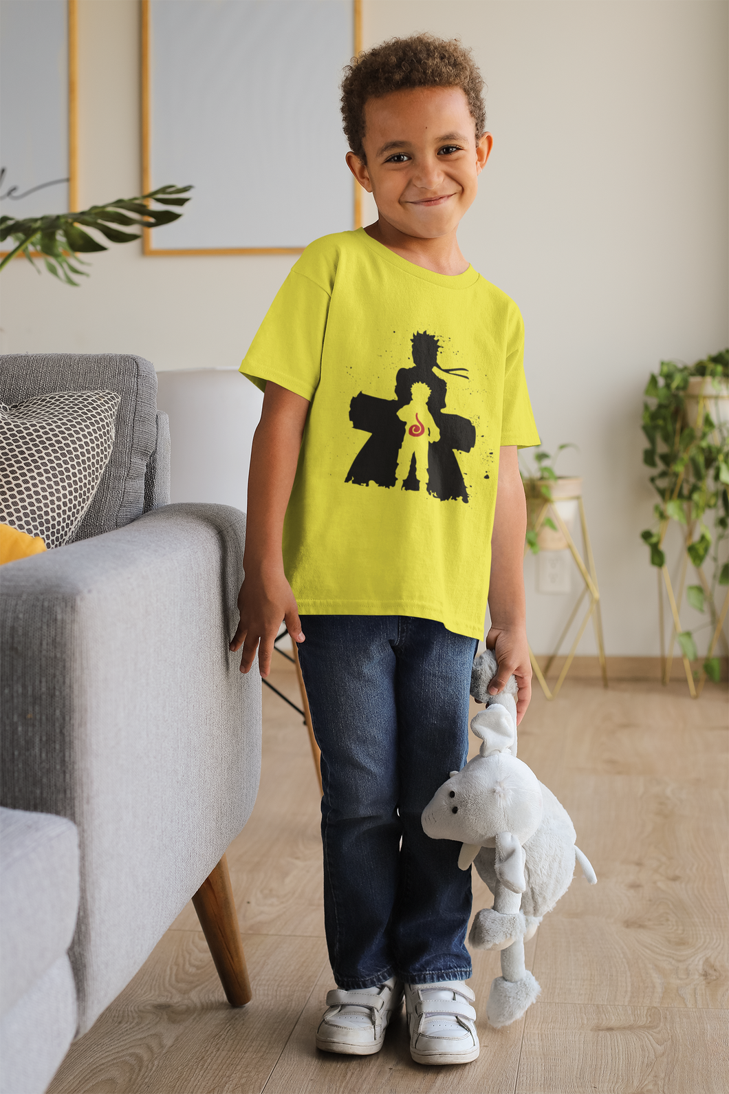 Naruto Web Series Half Sleeves T-Shirt for Boy-KidsFashionVilla
