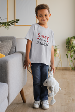Load image into Gallery viewer, Sassy Like My Masi Half Sleeves T-Shirt for Boy-KidsFashionVilla
