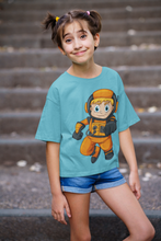 Load image into Gallery viewer, Future Astronaut Half Sleeves T-Shirt For Girls -KidsFashionVilla
