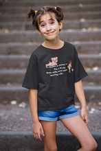 Load image into Gallery viewer, To Market To Market Poem Half Sleeves T-Shirt For Girls -KidsFashionVilla
