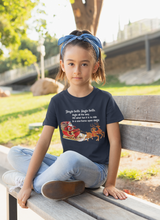 Load image into Gallery viewer, Jingle Bells Poem Half Sleeves T-Shirt For Girls -KidsFashionVilla
