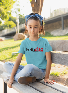 Bella Ciao Money Heist Half Sleeves T-Shirt For Girls -KidsFashionVilla